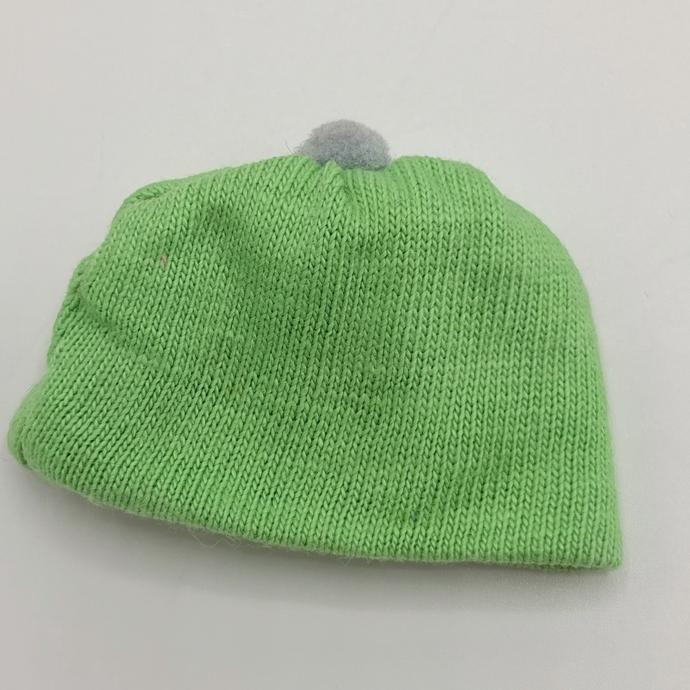 Vtg 1966 Barbie Francie Gad About 1250‎ Green Beanie Cap Hat With Pom Pom